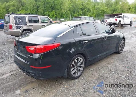2015 Kia Optima Sx Turbo из США, поврежденный, VIN 5XXGR4A68FG471352